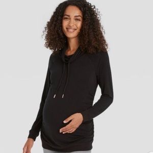 Maternity Cowl Neck Sweatshirt by Ingrid & Isabel